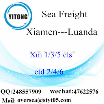 Porto de Xiamen LCL consolidação para Luanda